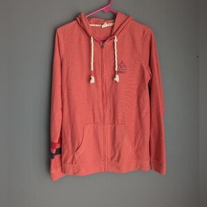 Roxy Brand Hooded Zip Up Sweatshirt Junior Size XL.